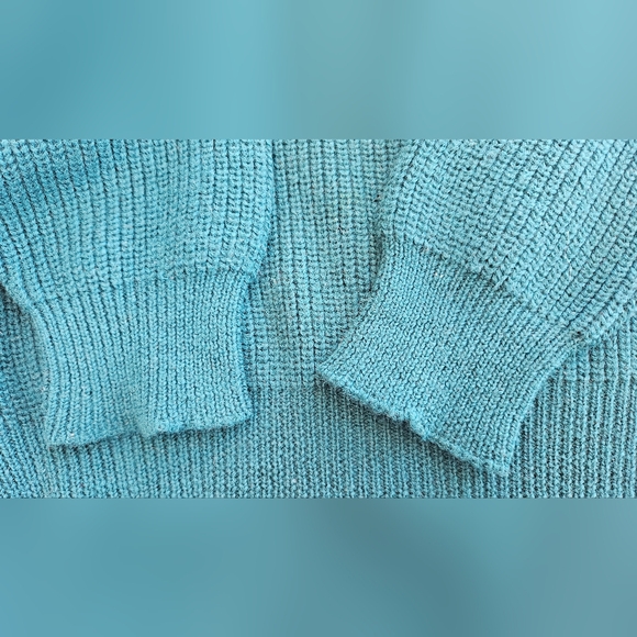 Eileen Fisher 100% Wool Knitted Sweater. Deep Green Size MEDIUM. Collared/button - Picture 2 of 13